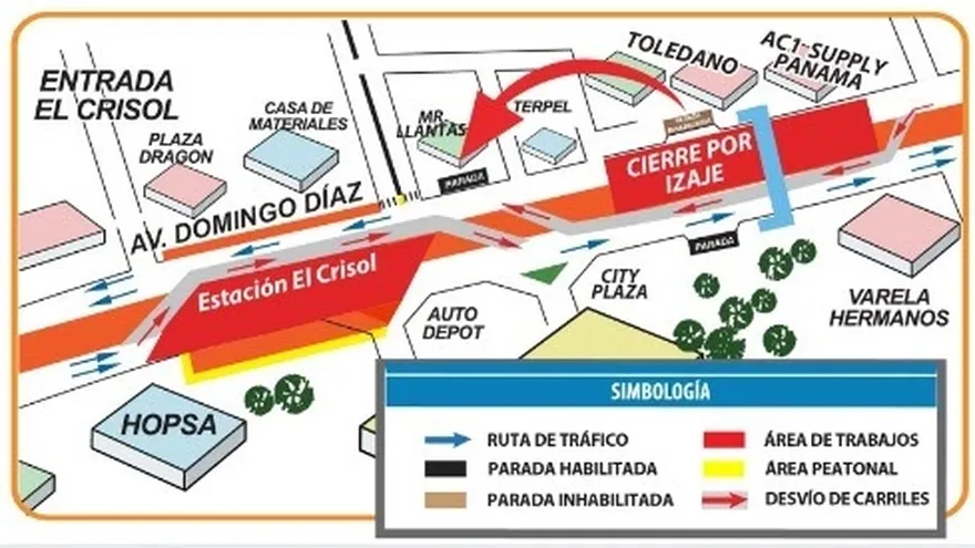 Trabajos de la Línea 2 del Metro de Panamá