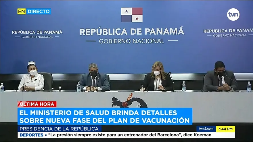 Panamá revela plan de vacunación masiva que inicia el 4 de marzo en San Miguelito