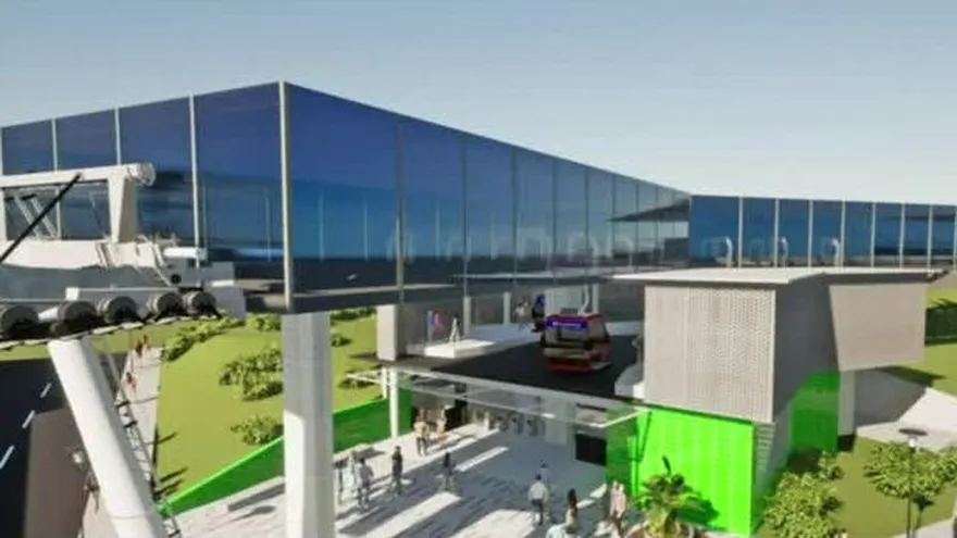 Maqueta de proyecto Metrocable en La Chorrera