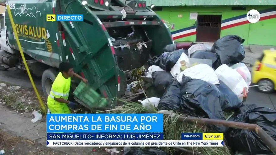 Aumento la basura por fiestas de fin de año