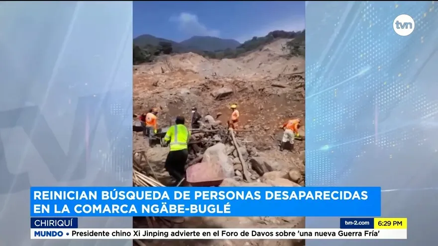 Siguen con la búsqueda de desaparecidos en la comarca Ngäbe Buglé
