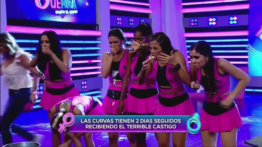 ¡IUUUU! ¡Así fue el castigo que recibieron las Curvas! ¡Tuvieron que comer bacalao crudo!