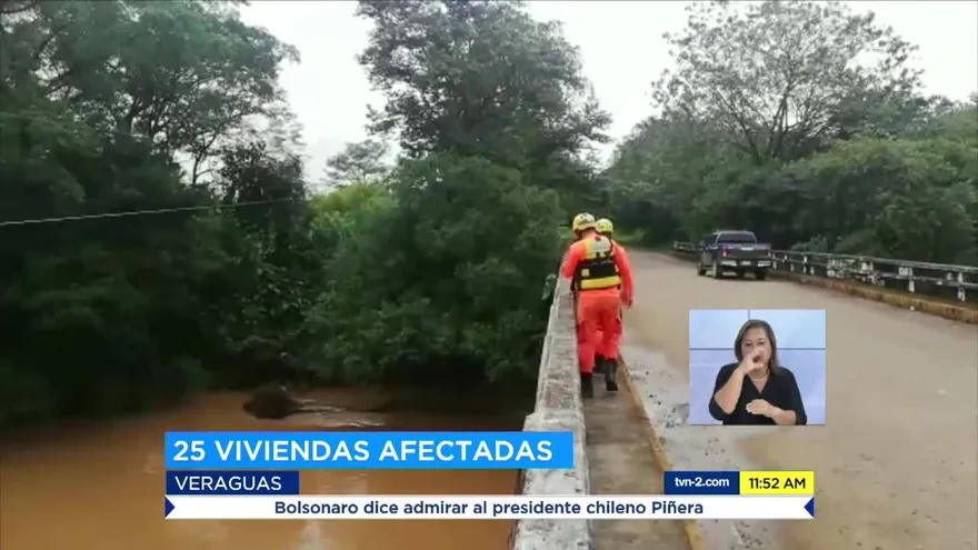Analizan nivel de afectaciones por inundaciones en Veraguas