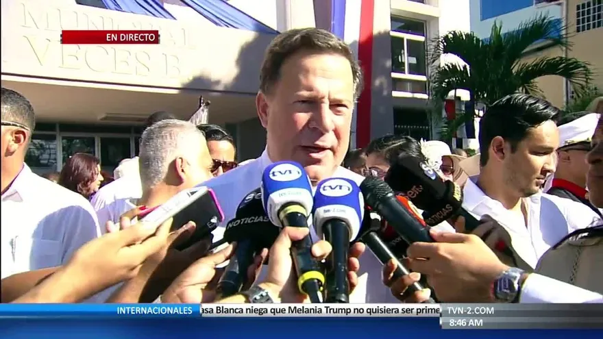 Varela habla de diversos temas desde los actos en La Chorrera