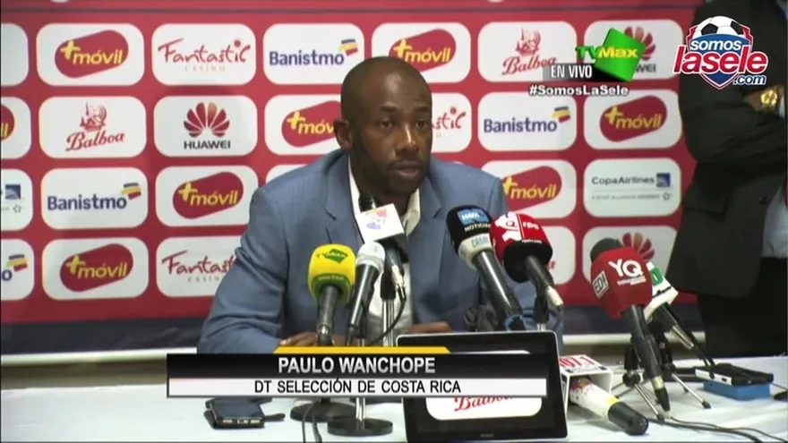 Conferencia de prensa Paulo Wanchope