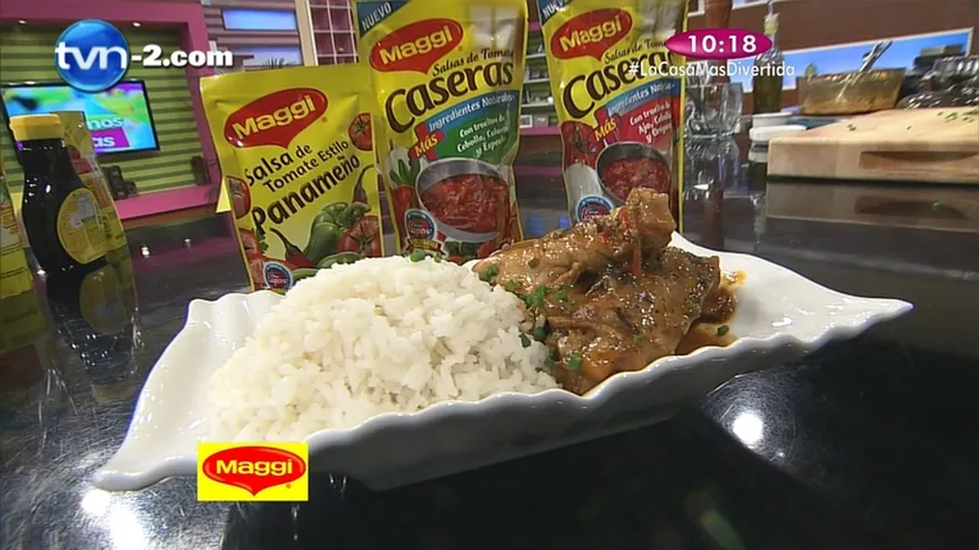 Receta- Pollo en salsa criolla con leche coco