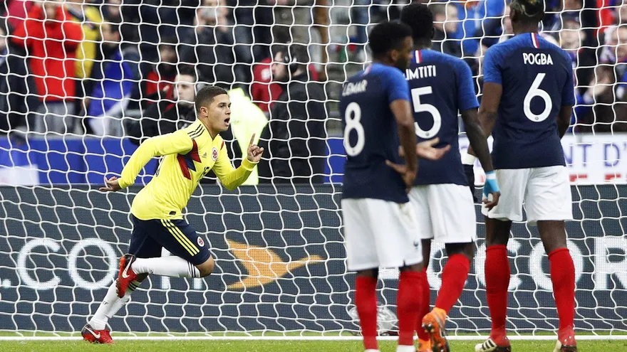 Colombia gana prestigio con gran remontada ante Francia