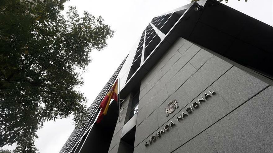 Exterior de la Audiencia Nacional de Madrid.