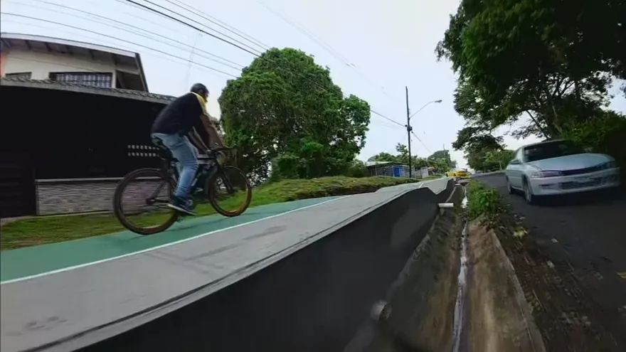 Ciclovía en La Chorrera