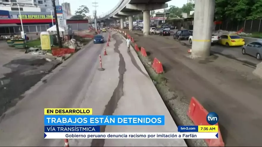 Conductores se quejan  por huecos en la vía Transístmica