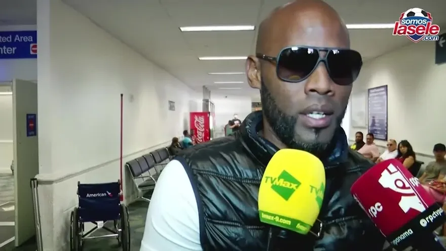 Así llegó el cápitan de la Selección Felipe Baloy a la concentración