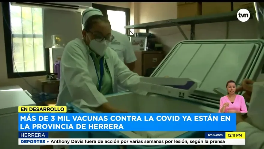 En Herrera unas 3 mil dosis de vacunas contra la Covid fueron distribuidas