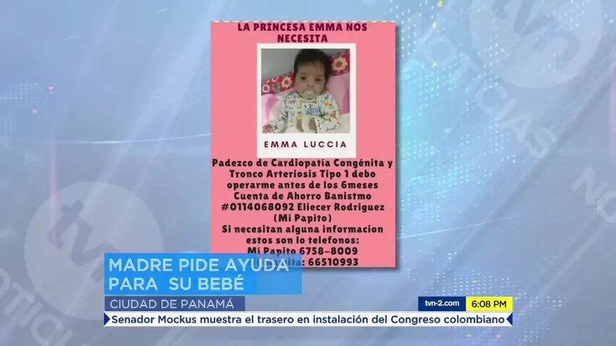 Emma espera por la solidaridad de los panameños para salvar su vida