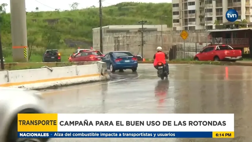 Campaña para uso correcto de las rotondas