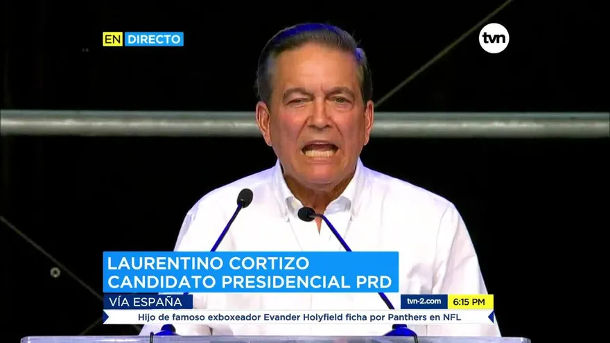 Candidato Laurentino Cortizo realiza cierre de campaña