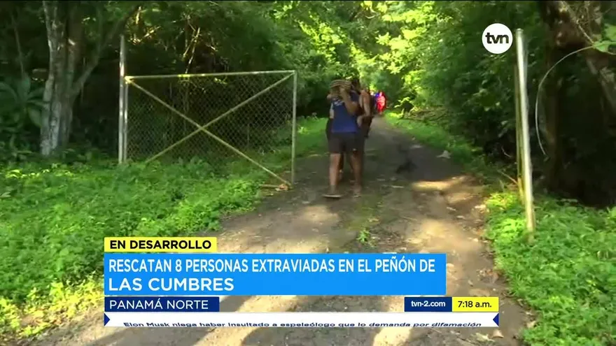 Rescatan a desaparecidos en El Peñón de Las Cumbres
