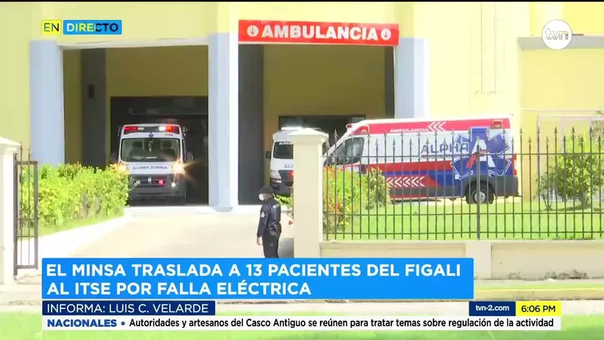Falla eléctrica provoca traslada de pacientes de Figali