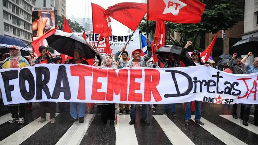 En Brasil protestan contra el proyecto para recolectar fondos y financiar campañas políticas.