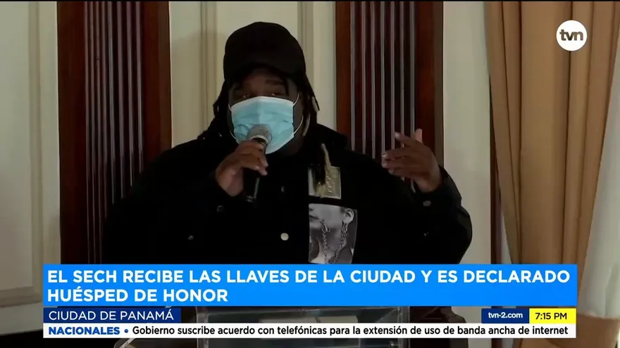 Sech recibe las Llaves de la Ciudad