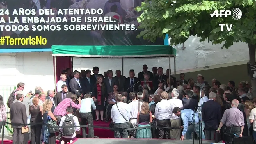 Reclaman justicia en Argentina por atentado a embajada israelí