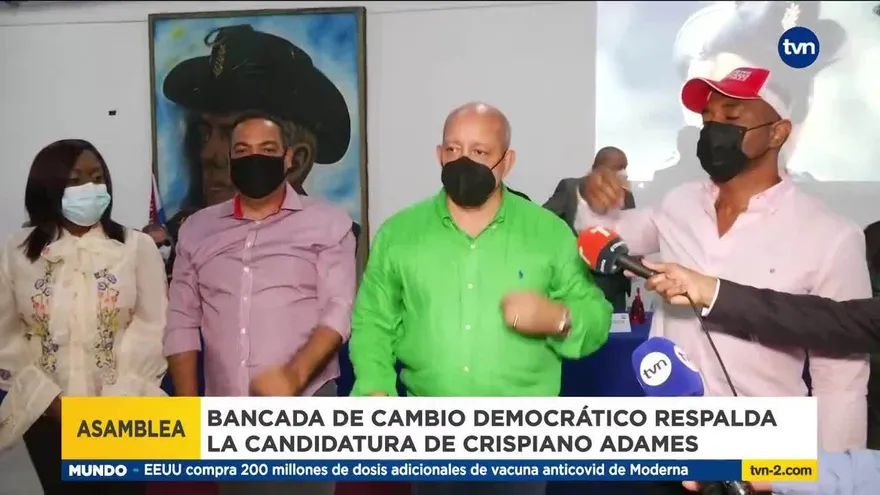 Bancada de Cambio Democrático respaldará candidatura de Crispiano Adames