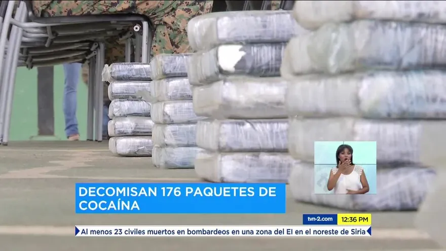 Decomisan 176 paquetes de droga en Guna Yala