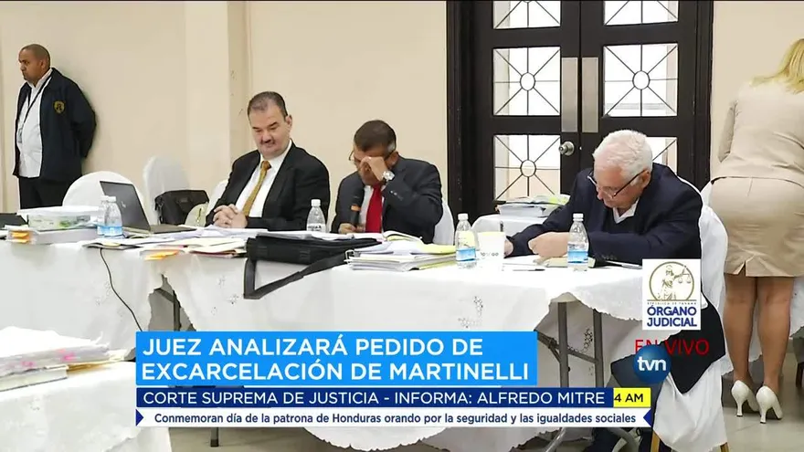 Juez analizará pedido de excarcelación de Martinelli