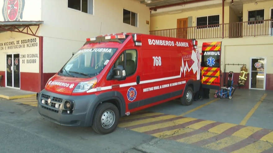 La moderna ambulancia servirá para operativos ante la llegada de miles de peregrinos que ingresen a Panamá, a través de Paso Canoas para la JMJ.