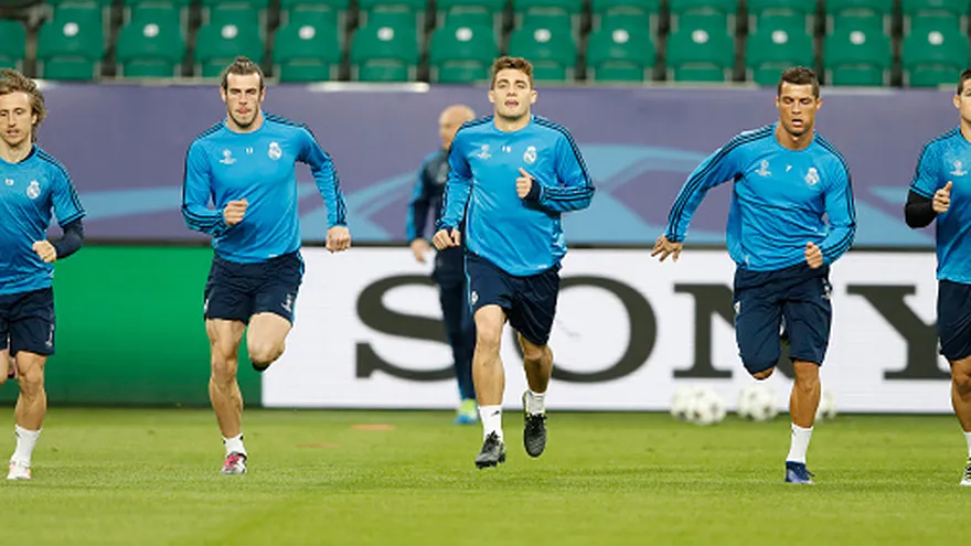 Entrenamientos del Real Madrid en Wolfsburgo