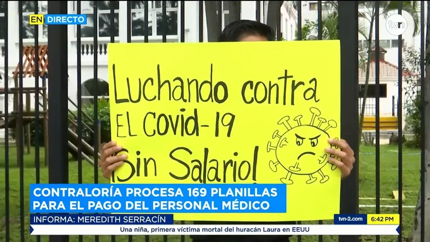 Contraloría agiliza pagos para que personal de salud cobre este viernes