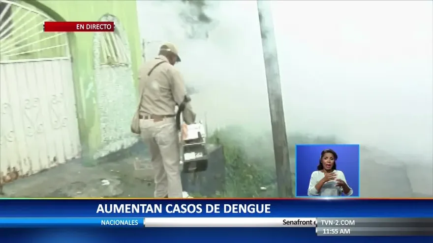 Aumentan casos de dengue en el país