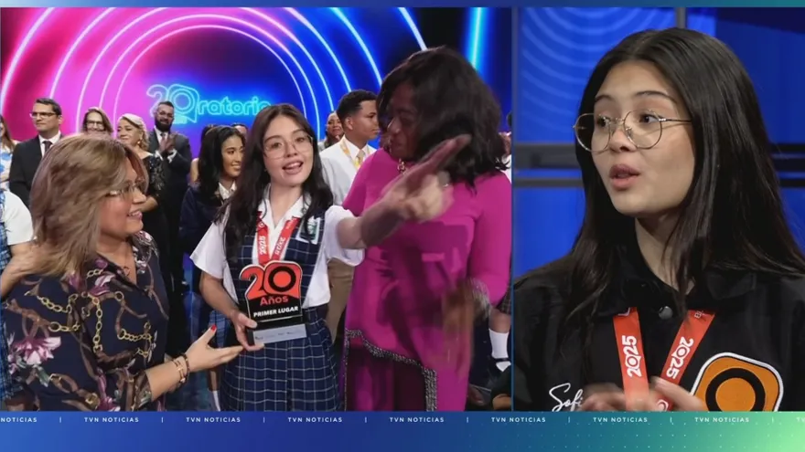 Sofía Araujo, ganadora del Concurso Nacional de Oratoria 2025