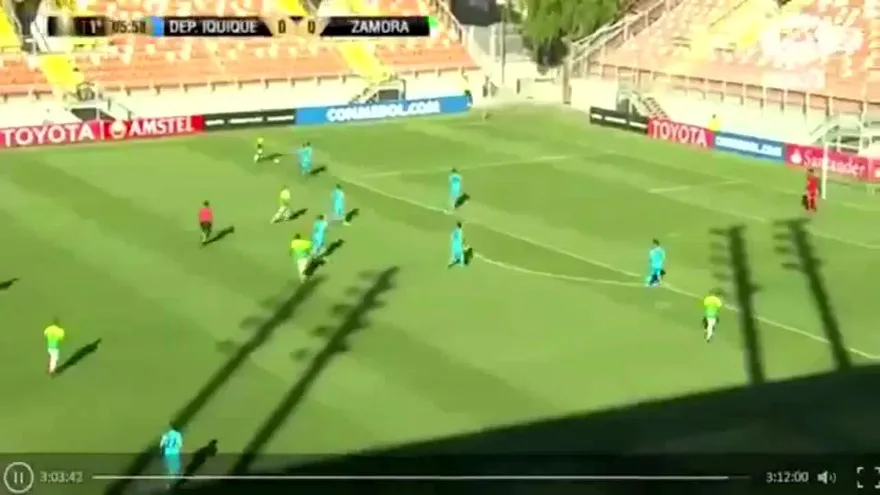 Gol de Ricardo Clarke en Copa Libertadores