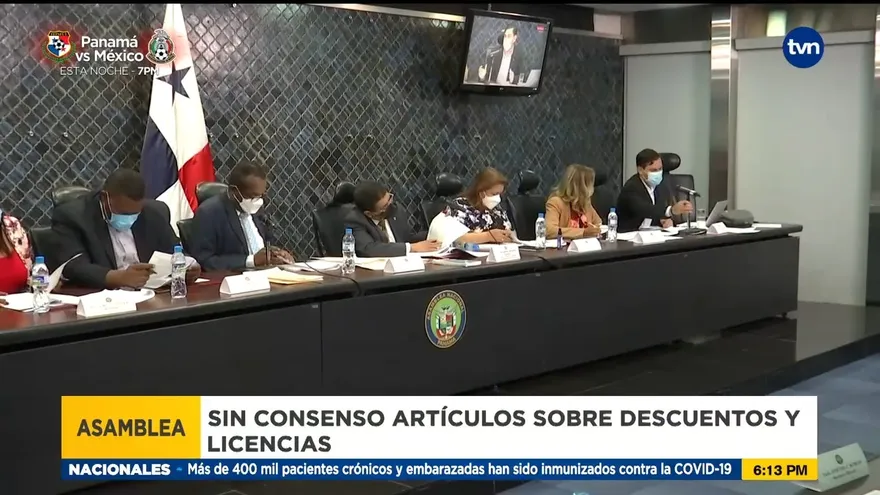 Sin consenso artículos del Reglamento Interno de la Asamblea sobre licencias y descuentos a diputados