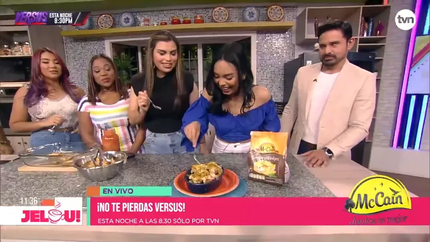 Receta: papas con bacon y queso (final)