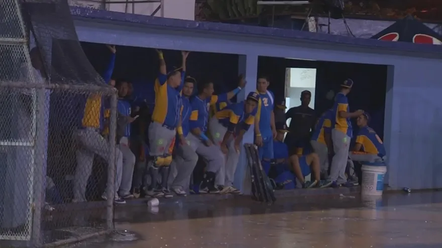 La lluvia fue la protagonista en la jornada de béisbol nacional