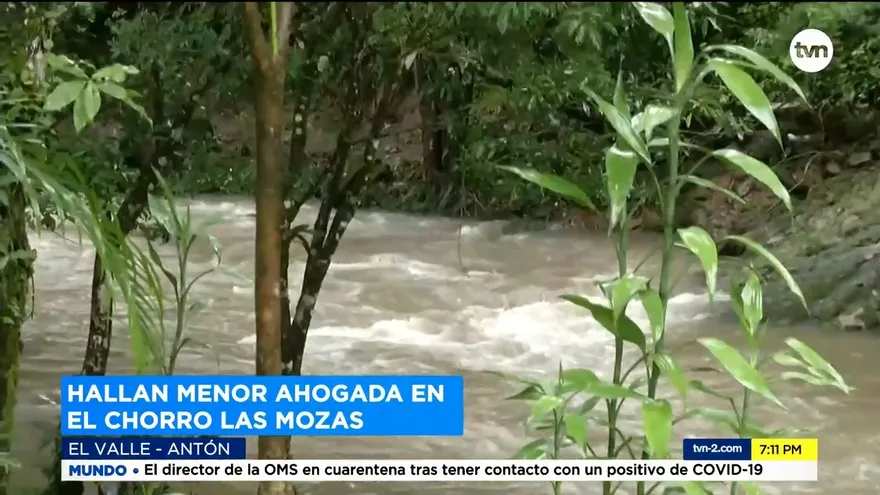 Hallan a menor ahogado en chorro del Valle de Antón