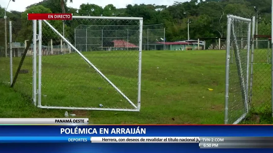 Autoridades de Arraiján en  fuego cruzado por obra en campo de béisbol