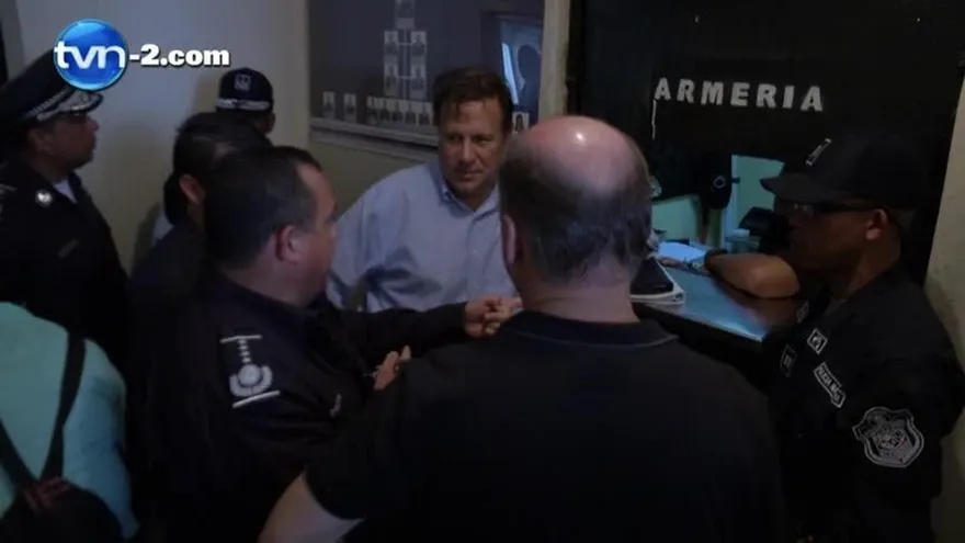 Presidente Varela hace recorrido en Panamá Este evaluando la seguridad