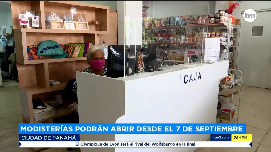 Modisterías podrán abrir desde el 7 de septiembre