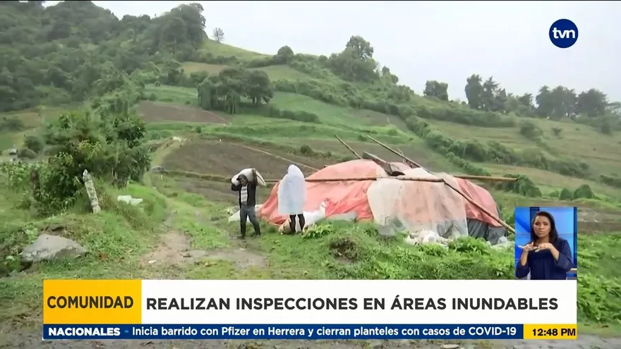 Realizan inspección en zonas inundables de Chiriquí