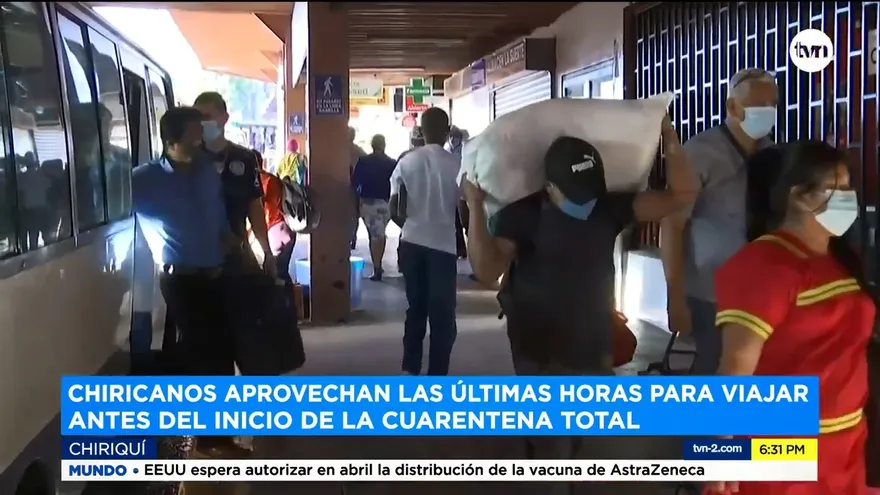 Chiricanos viajan a los poblados