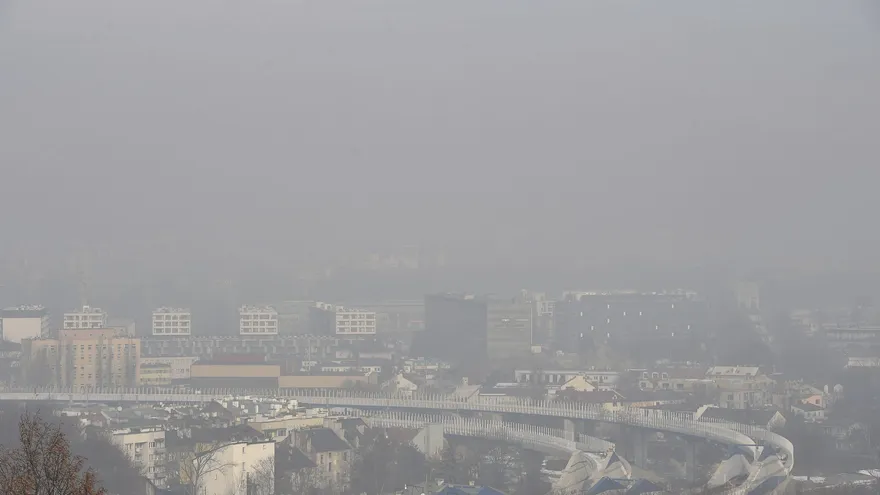 El esmog cubría la ciudad de Cracovia, en Polonia, el pasado 31 de enero