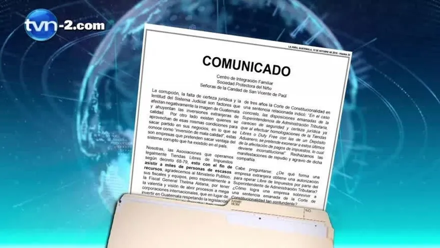 Comunicado Guatemala