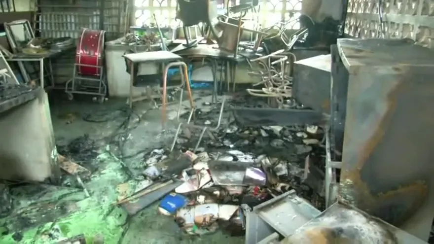 Se incendia depósito de escuela en Chiriquí