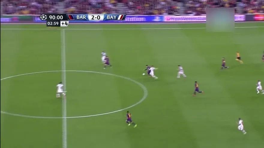 Gol de Barcelona, Neymar Min. 90+4