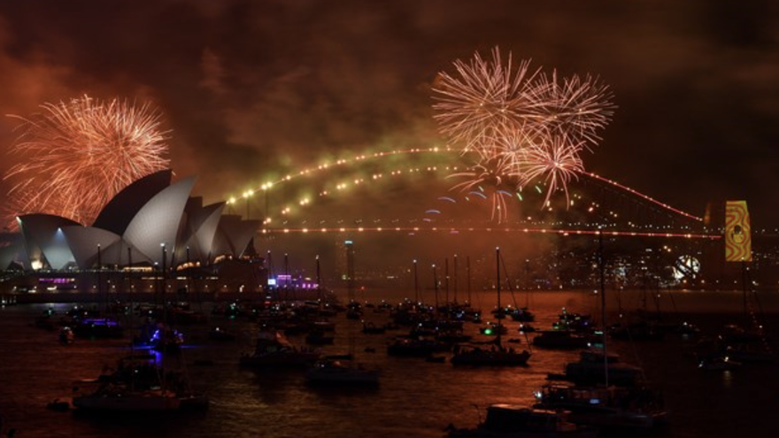 Año nuevo en Sidney, Autralia