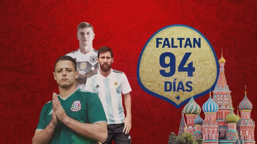 94 Días para el mundial de Rusia 2018