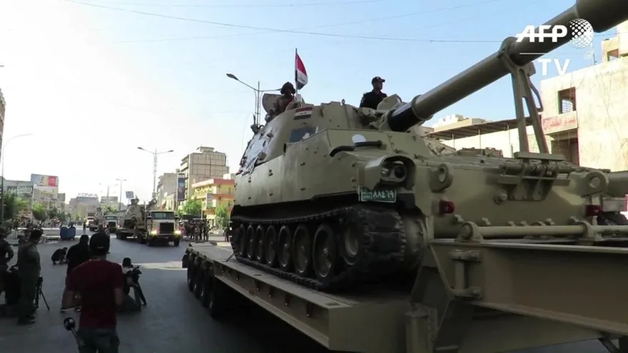 Desfile militar en Irak para celebrar victorias sobre EI