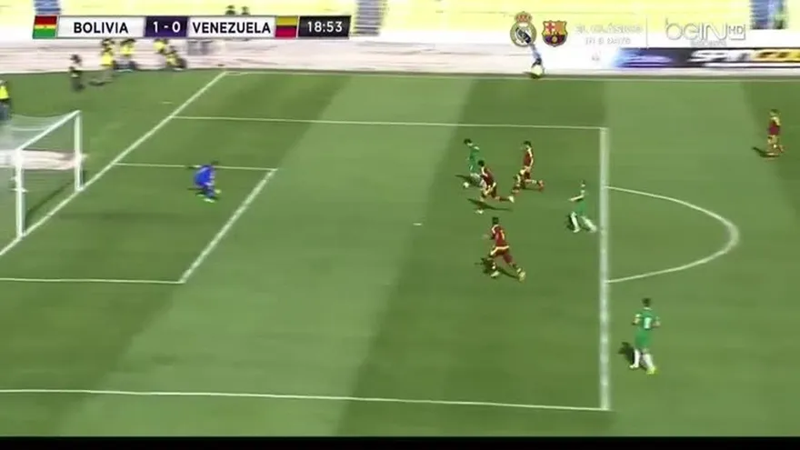 Bolivia ganó 4-2 a Venezuela en las Eliminatorias Rusia 2018